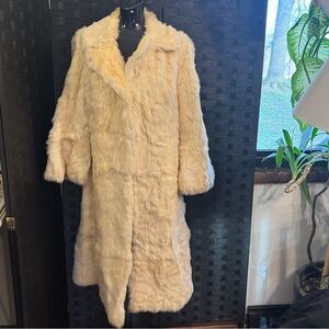 White Fur Coat S/M Women’s